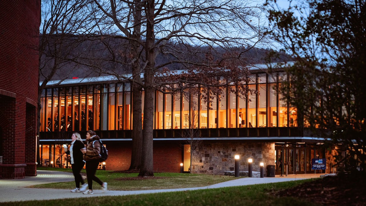 Sun sets on the recreation and wellness center