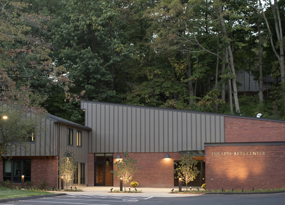 Wide view of the Theatre Arts Center