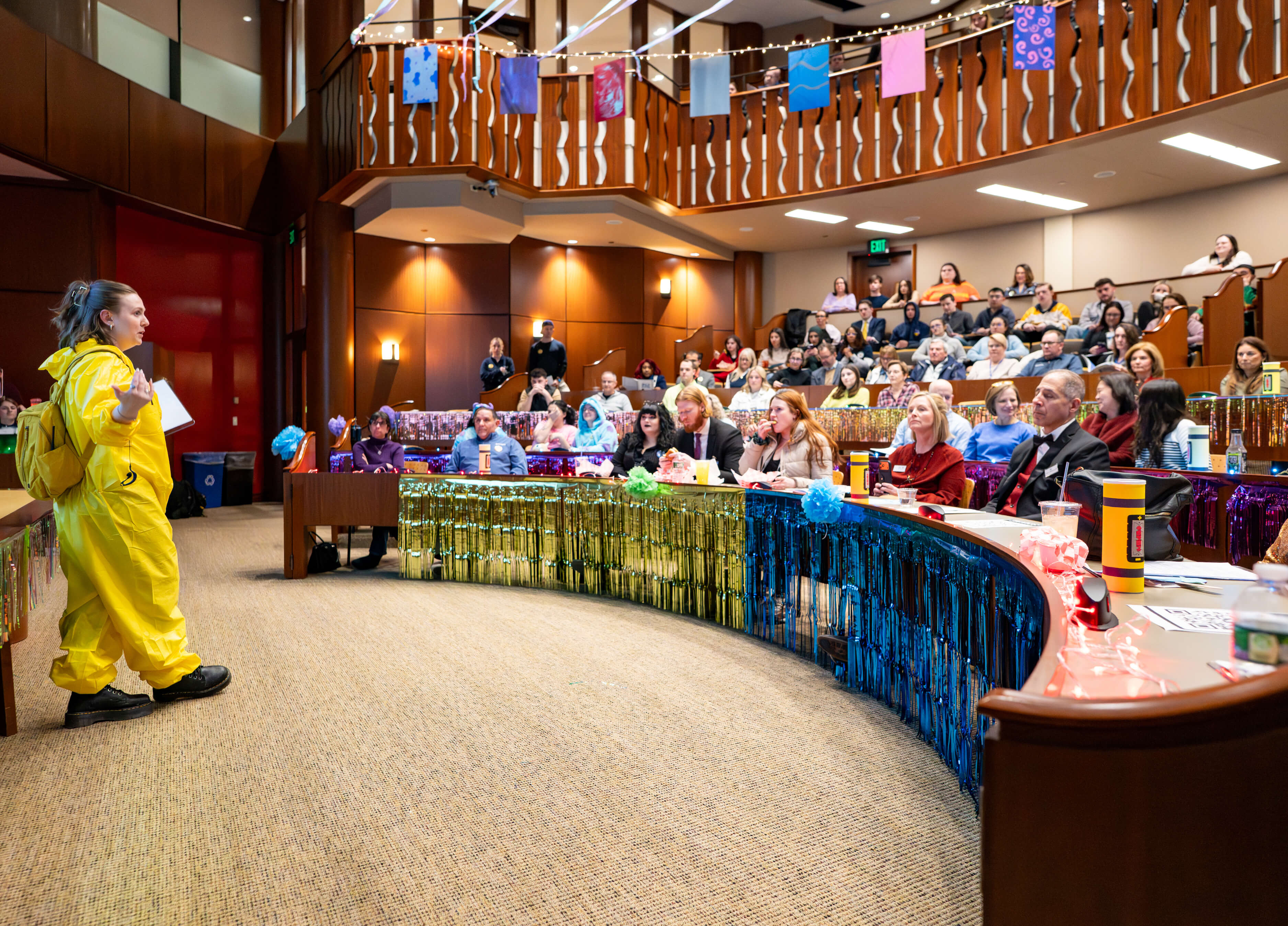 PILP leaders talk at the PILP Auction