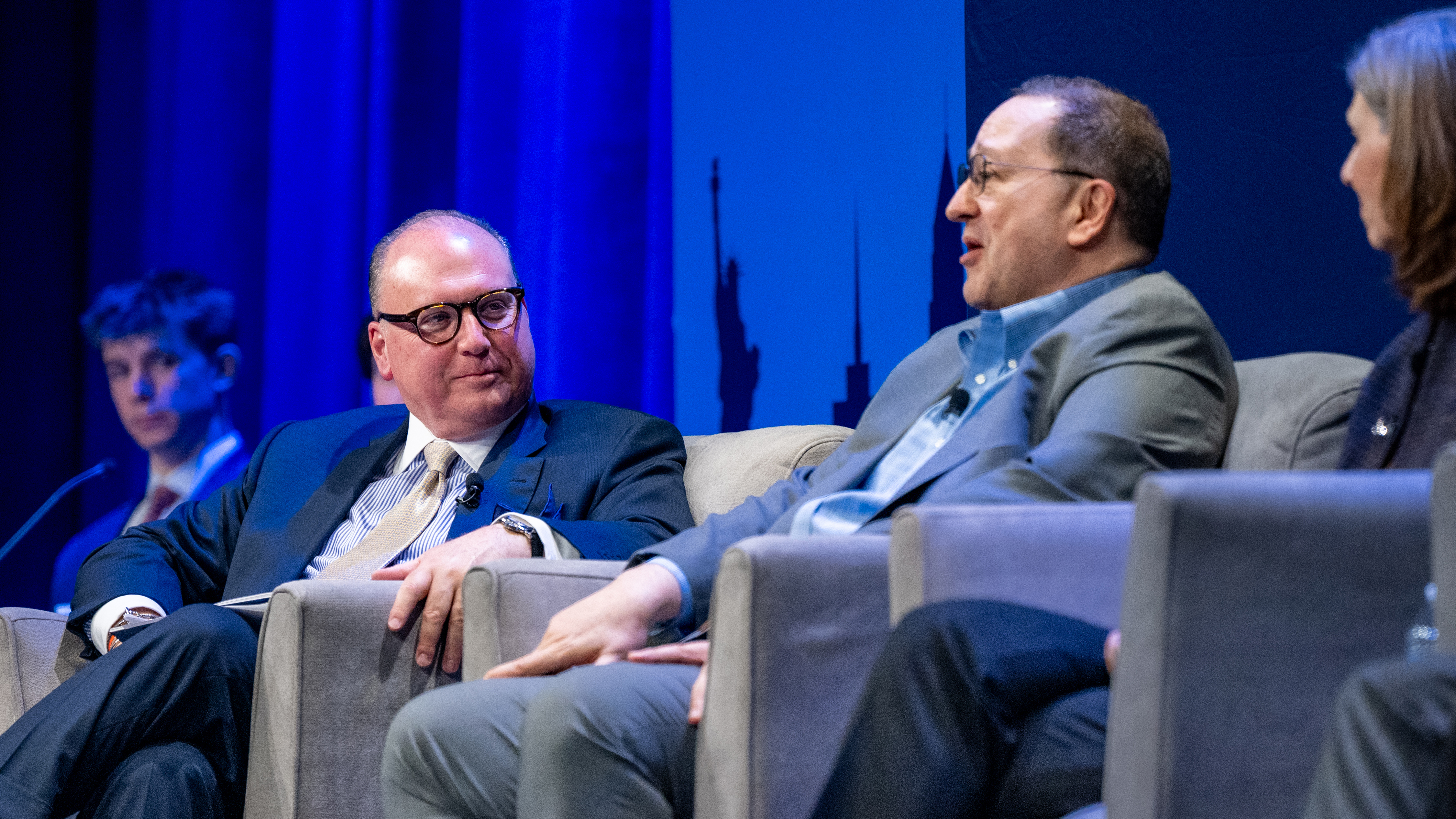 Speakers talk at 15th annual Global Asset Management Education Forum in New York