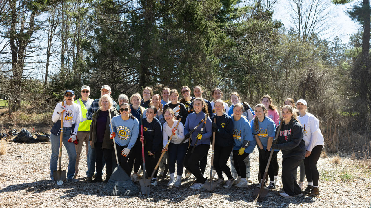 Students contributing to local impact at Big Event 2026