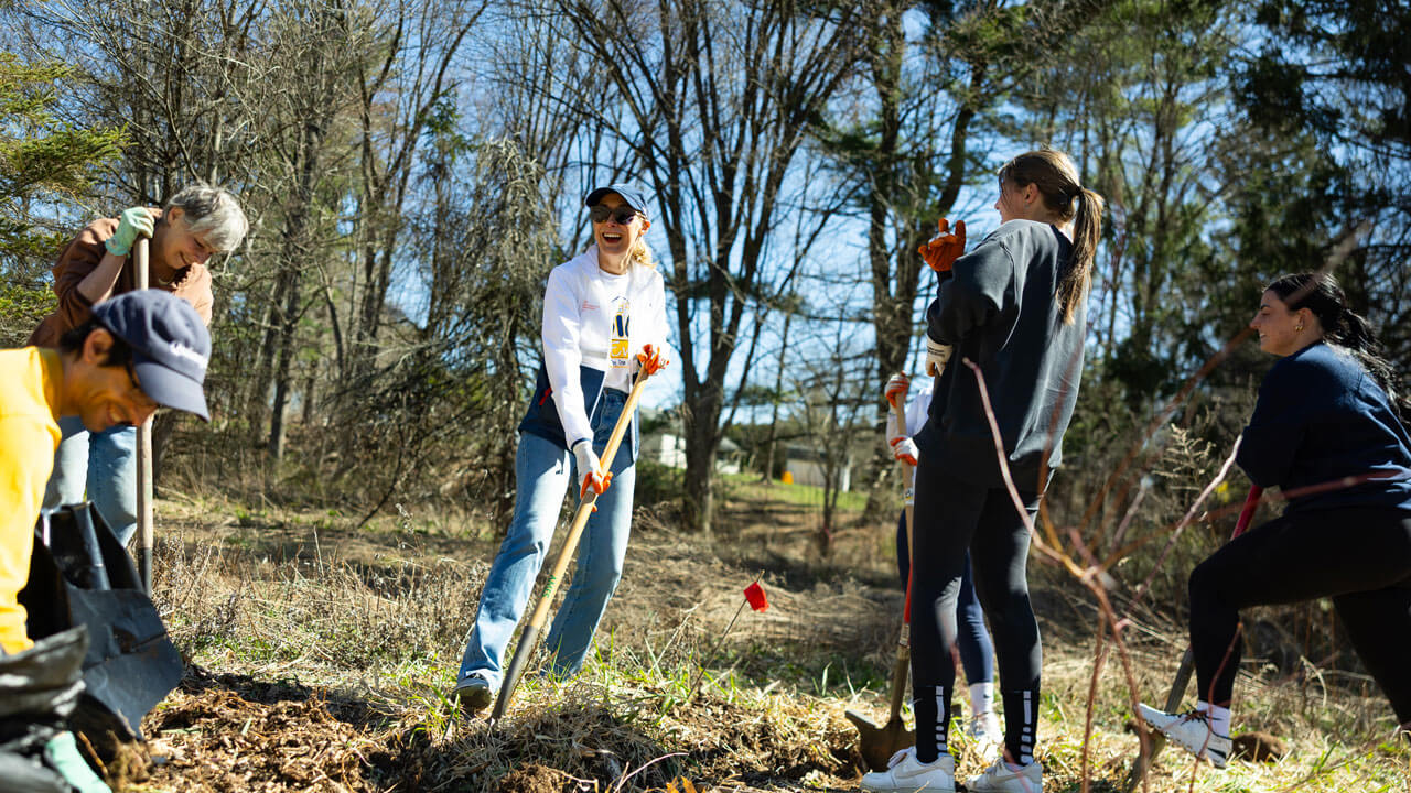 Students building community through service at Big Event 2026