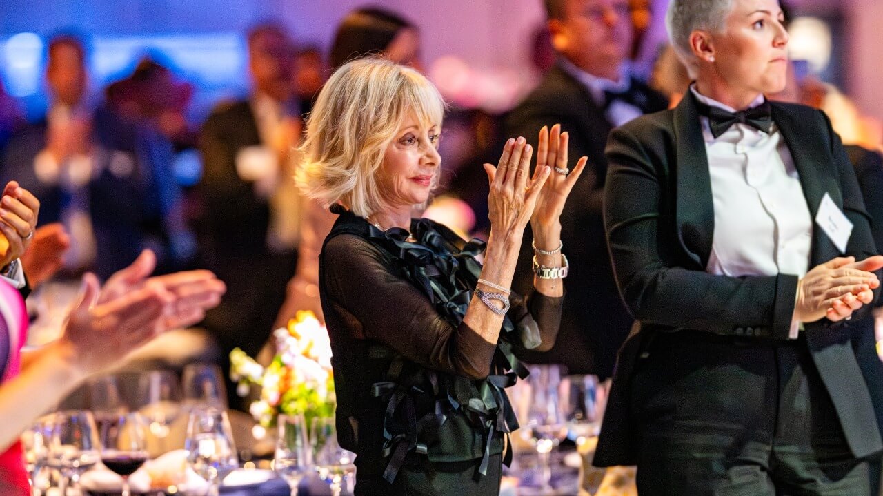 President Emeritus Judy Olian at the Quinnipiac Gala