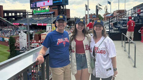 Quinnipiac alumni at Citizens Bank Park in Philadelphia