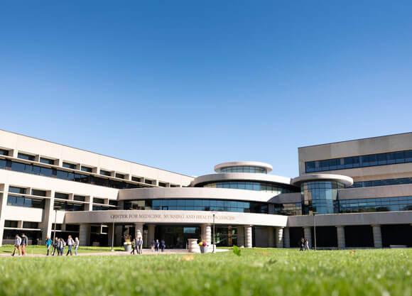 Exterior shot of the Frank H. Netter MD School of Medicine