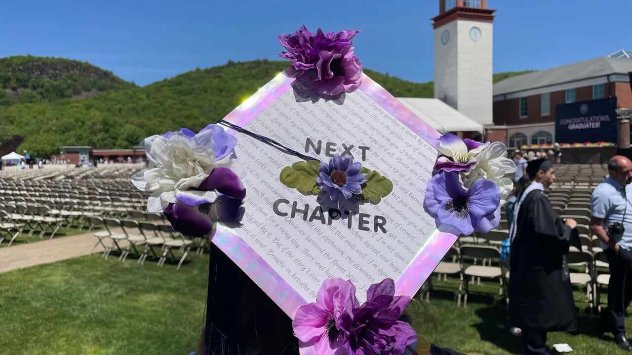 Graduate cap says 