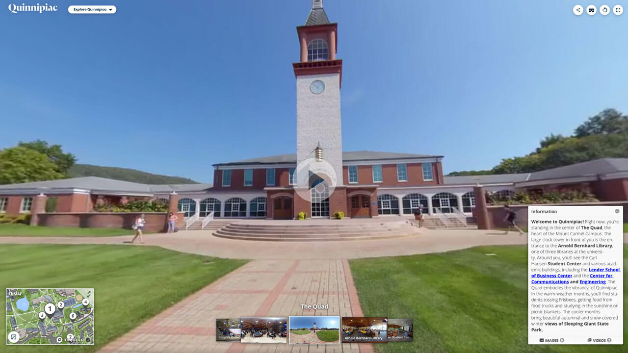 Quinnipiac virtual tour