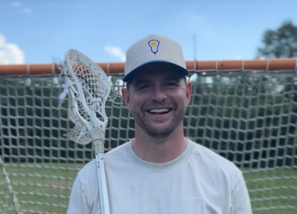 Henry Graves poses with lacrosse stick