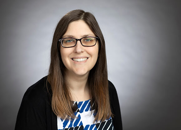 Headshot of Professor Emily McCave