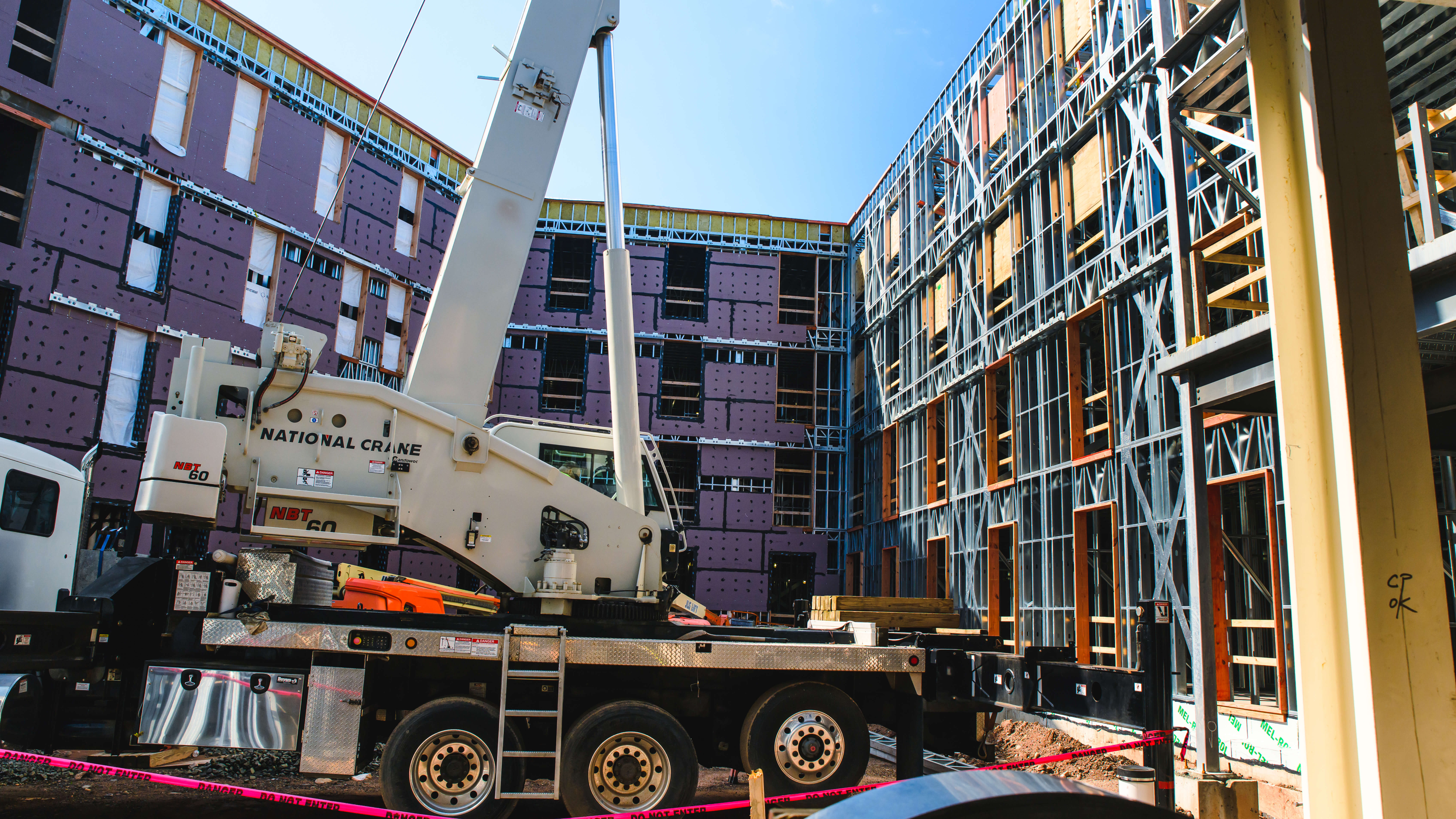 Walls beginning to form on the south quad