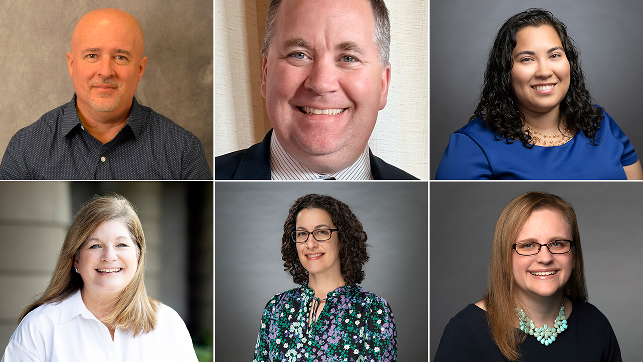 Collage of 2026 Center for Staff and Faculty Excellence winners