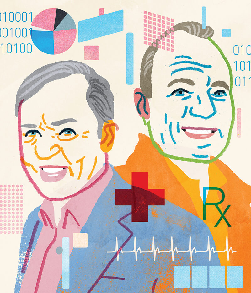 Quinnipiac alumni Hank and Alan Balavender