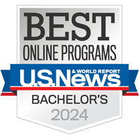 U.S. News best online bachelor's program.