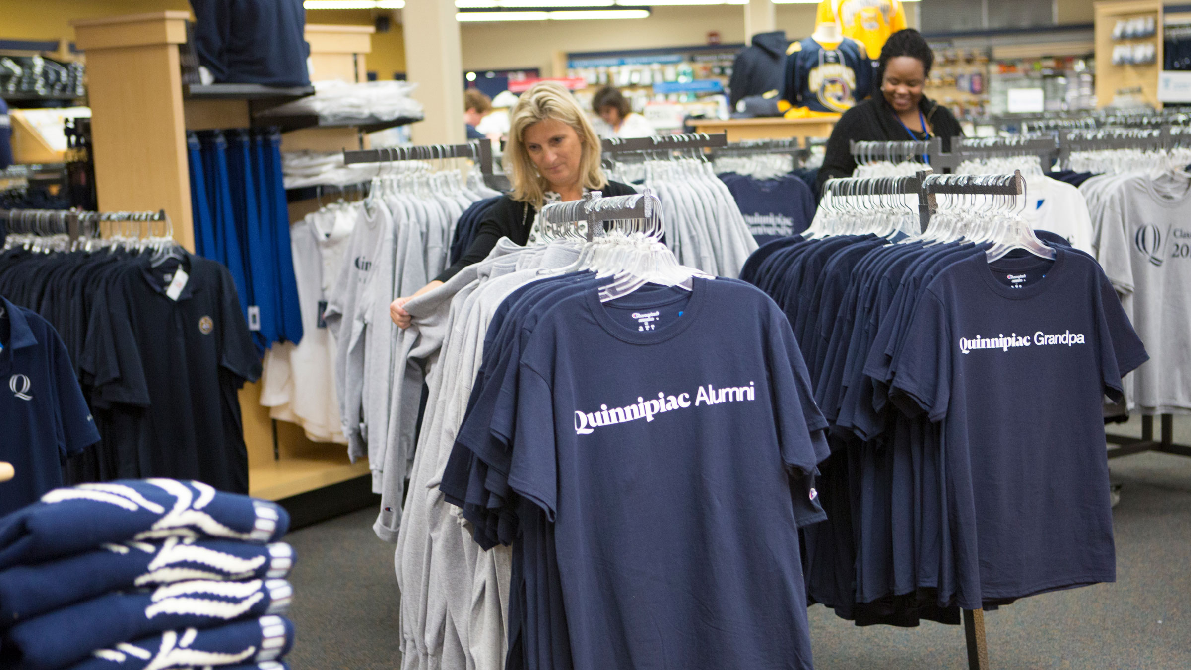 Shopping in the bookstore