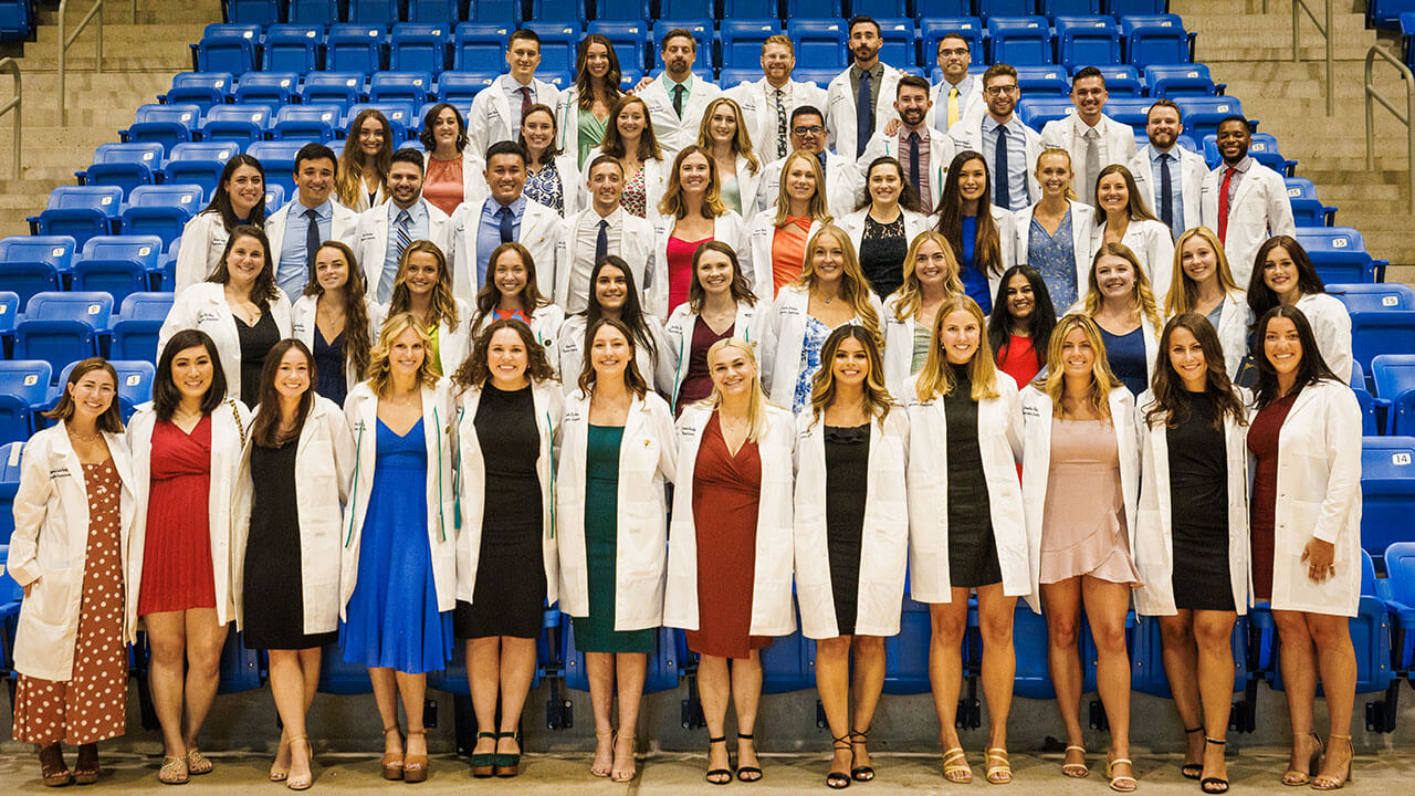 The Class of '22 poses for a group photo