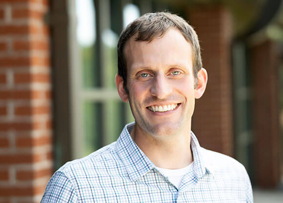 Headshot of Nils Pilotte, assistant professor of biology