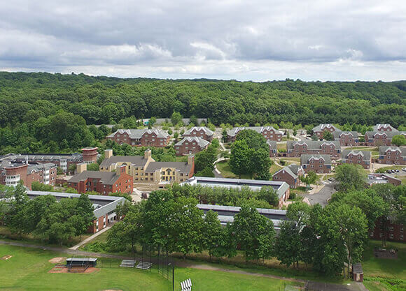 Aerial view of Mount Carmel Campus