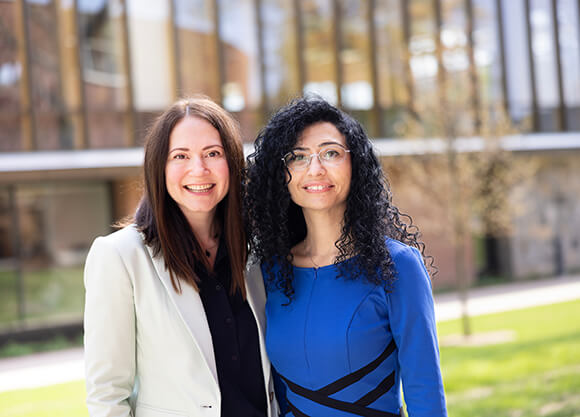 Professors Tamilla Triantoro and Tuvana Rua