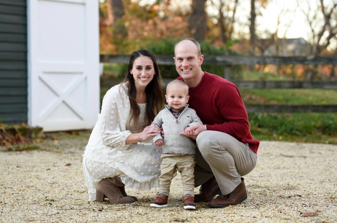 Erica and Keith Yatauro with their son, Liam.