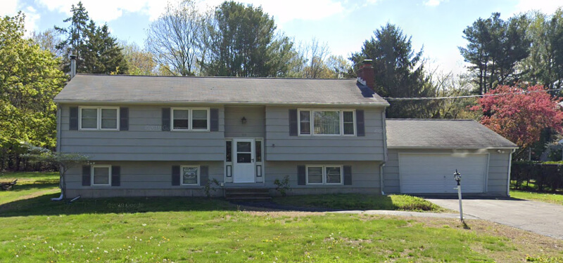 Two-story house with two car garage on 314 Bassett Road