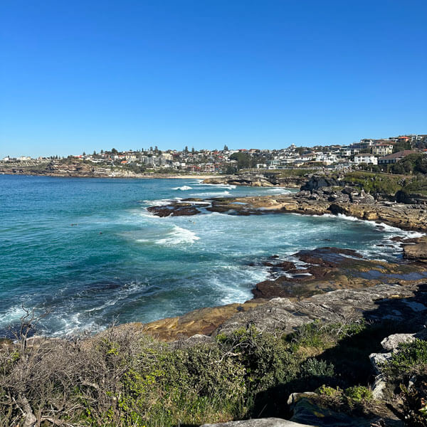 Coastal view of the Bondi to Coogee Coastal Walk