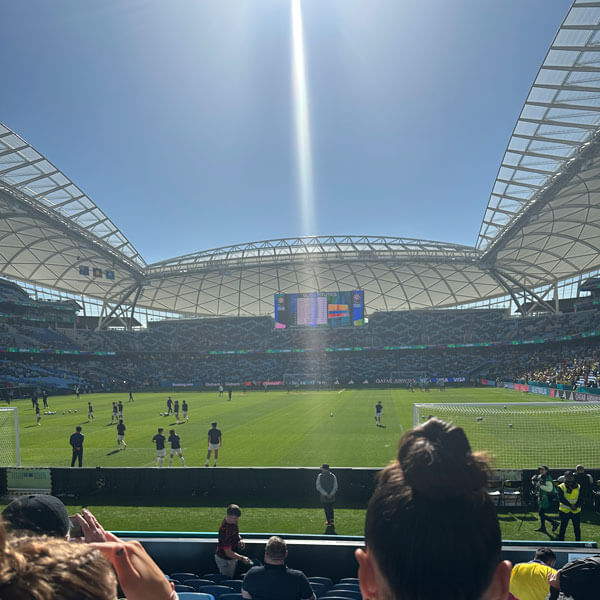 Inside view of the arena at Allianz Stadium